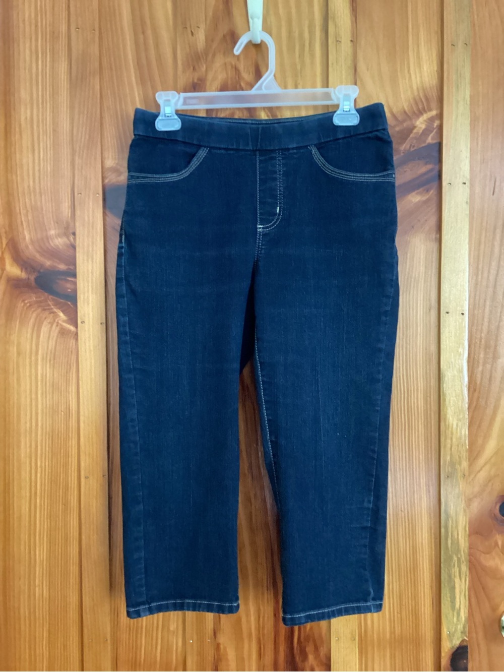 Lee Style Up Dark Blue Women’s Capri Stretch Jeans